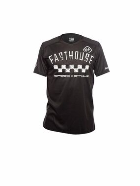 Fasthouse Men’s Alloy Nelson Short Sleeve MTB Jersey S Black